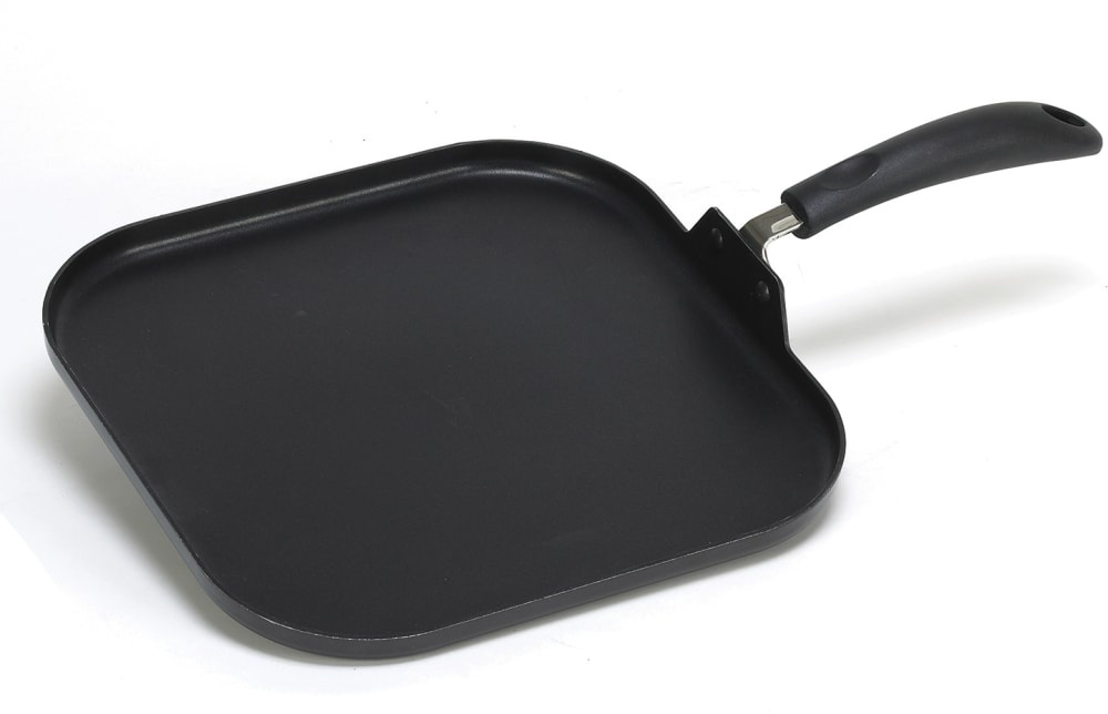 slide 1 of 1, IMUSA Hammertone Square Griddle Pan - Black, 11 in