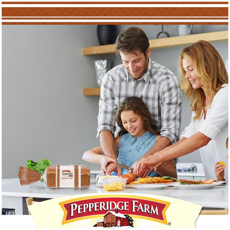 slide 3 of 8, Pepperidge Farm Farmhouse Oatmeal Bread - 24oz, 24 oz