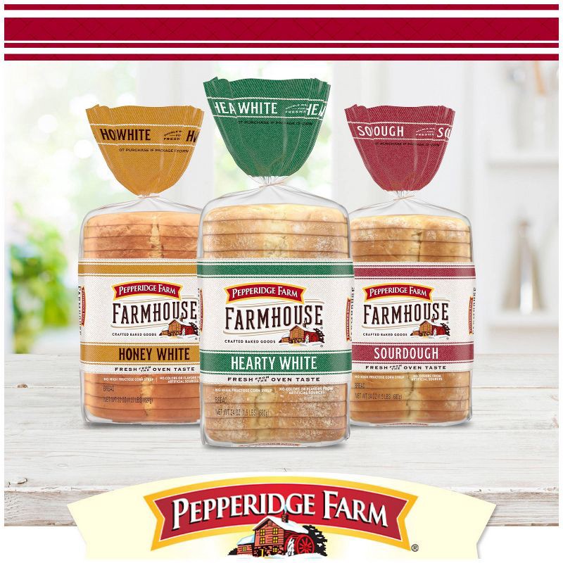 slide 4 of 9, Pepperidge Farm Farmhouse Sourdough Bread - 24oz, 24 oz
