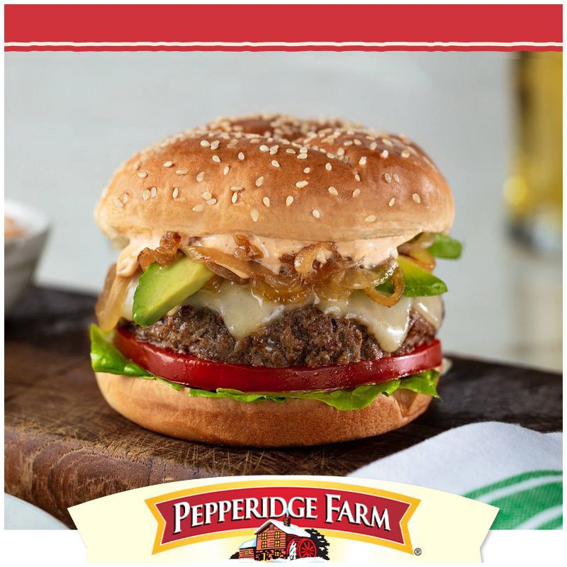 slide 2 of 8, Pepperidge Farm Bakery Classics Sesame Topped Hamburger Buns - 15oz/8ct, 8 ct; 15 oz