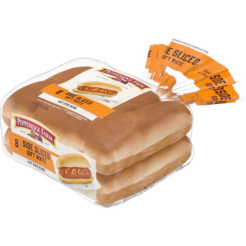 slide 5 of 7, Pepperidge Farm Bakery Classics Side Sliced Hot Dog Buns - 14oz/8ct, 8 ct; 14 oz