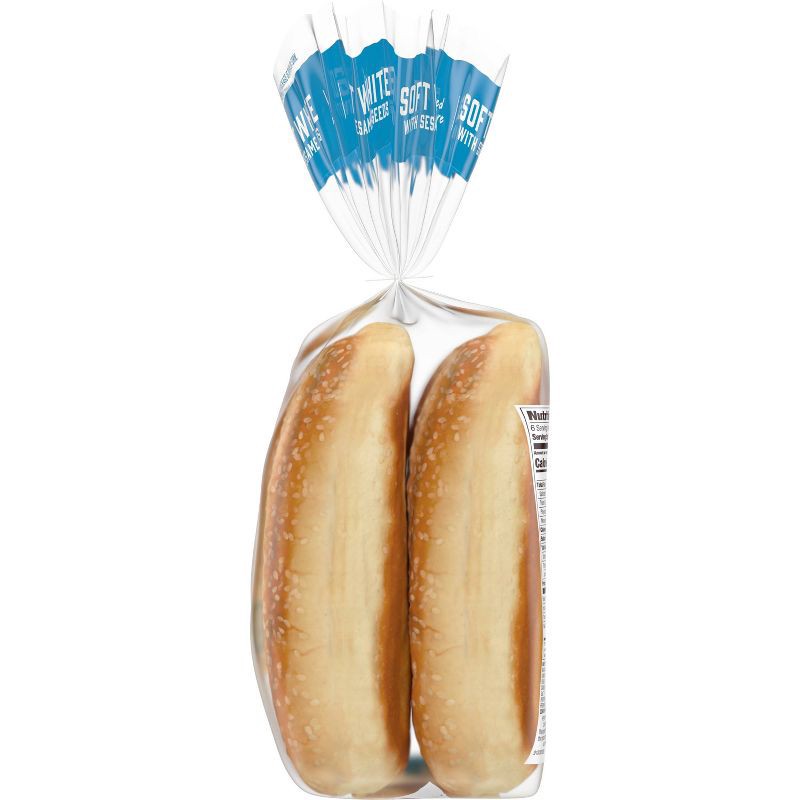 slide 6 of 8, Pepperidge Farm Bakery Classics Soft White with Sesame Seeds Hoagie Rolls - 14.5oz/6ct, 6 ct; 14.5 oz
