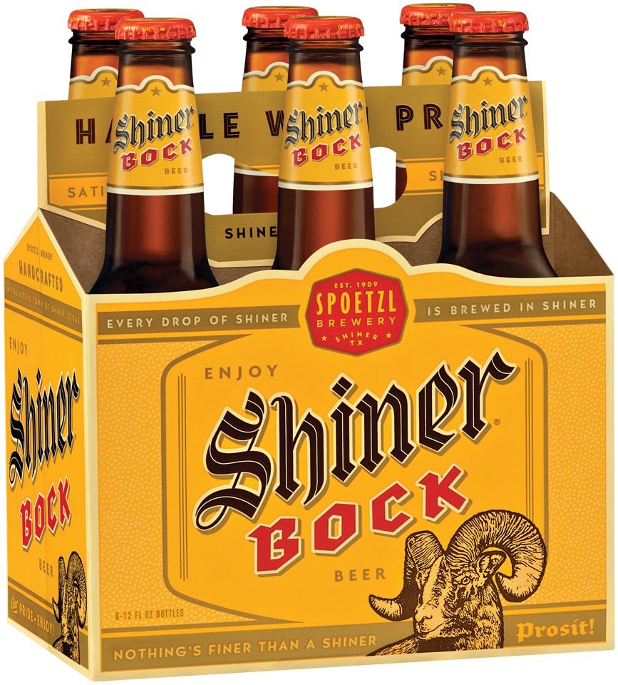 Shiner Bock 12 oz Glass Bottle