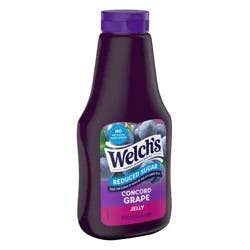 Welch's Reduced Sugar Squeezable Concord Grape Jelly - 17.1oz