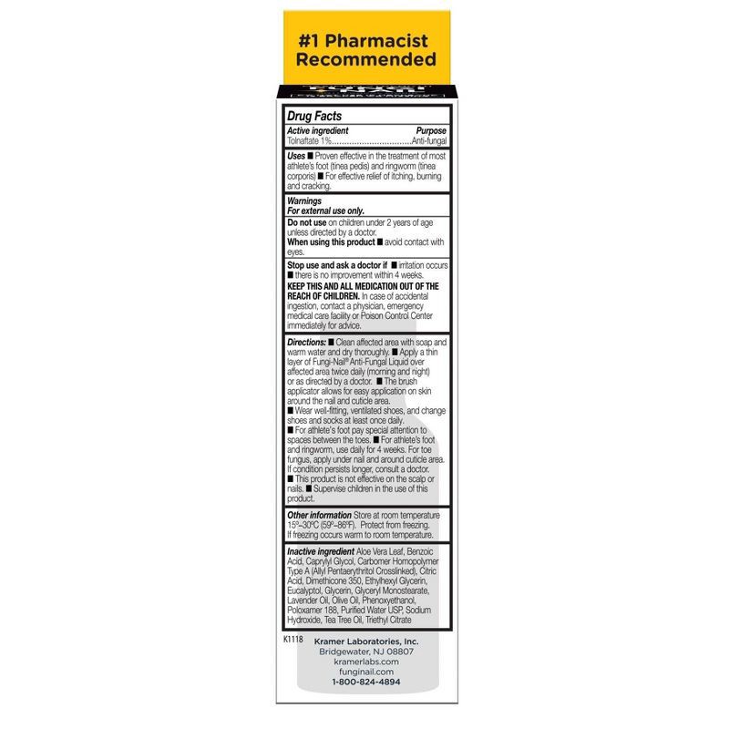 slide 2 of 4, Fungi Nail Anti-Fungal Solution and Brush - 1 fl oz, 1 fl oz