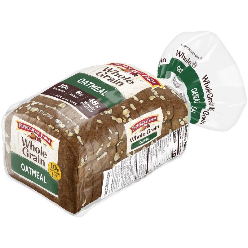 slide 5 of 5, Pepperidge Farm Whole Grain Oatmeal Bread - 24oz, 24 oz