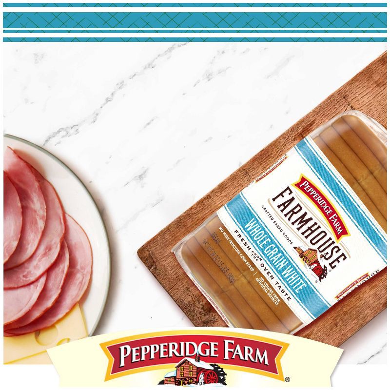 slide 2 of 8, Pepperidge Farm Farmhouse Whole Grain White Bread - 24oz, 24 oz