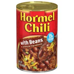 Hormel Gluten Free Chili with Beans - 15oz: USDA QMP Seal, Beef