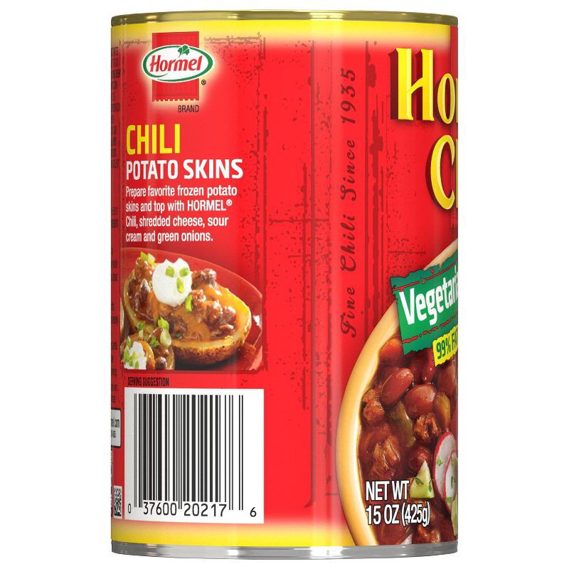 slide 2 of 10, Hormel 99% Fat Free Vegetarian with Beans Chili - 15oz, 15 oz