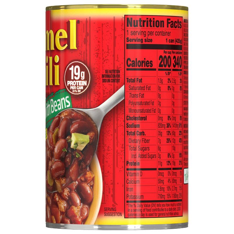 slide 3 of 10, Hormel 99% Fat Free Vegetarian with Beans Chili - 15oz, 15 oz