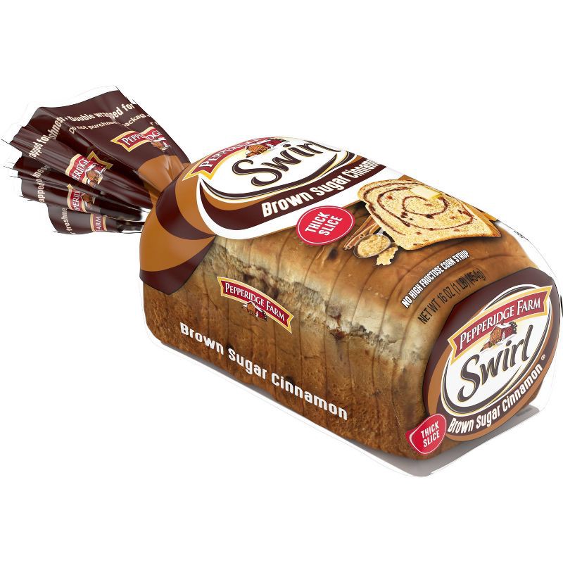slide 7 of 8, Pepperidge Farm Brown Sugar Cinnamon Swirl Breakfast Bread - 16oz, 16 oz
