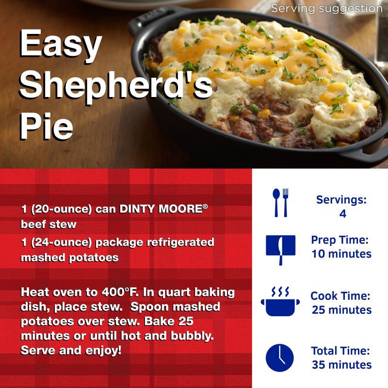 slide 11 of 12, Dinty Moore Gluten Free Beef Stew - 20oz, 20 oz