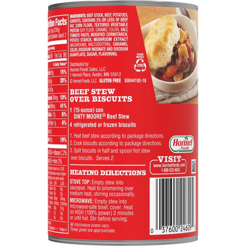 slide 4 of 12, Dinty Moore Gluten Free Beef Stew - 15oz, 15 oz