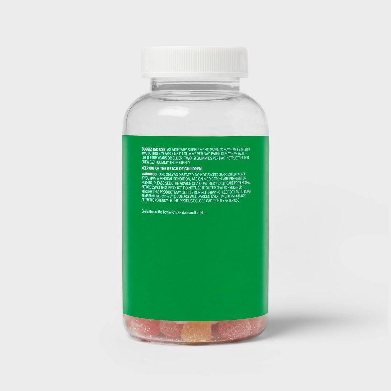 slide 4 of 5, Kids' Omega-3 Gummies - Lemonade, Strawberry, & Cherry - 120ct - up&up™, 120 ct