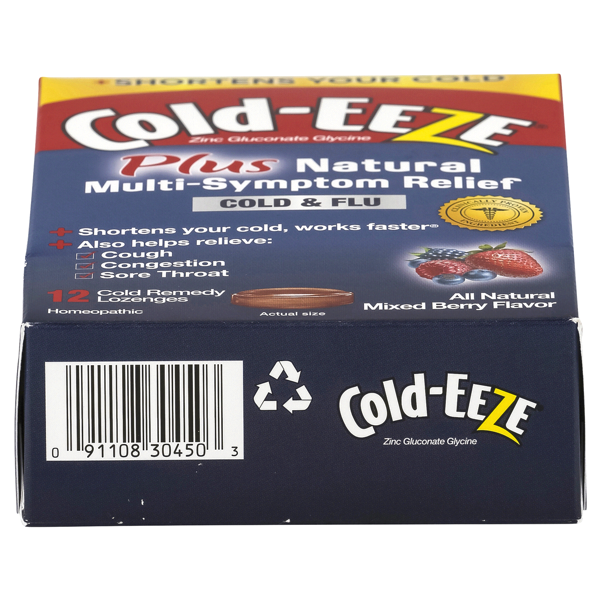 ColdEEZE Multi Symtpom Relief Cold & Flu Lozenge 12 ct Shipt