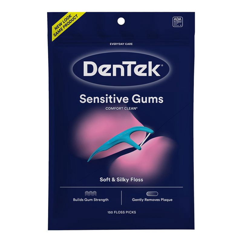 slide 1 of 11, DenTek Comfort Clean Floss Picks For Sensitive Gums - 150ct, 150 ct