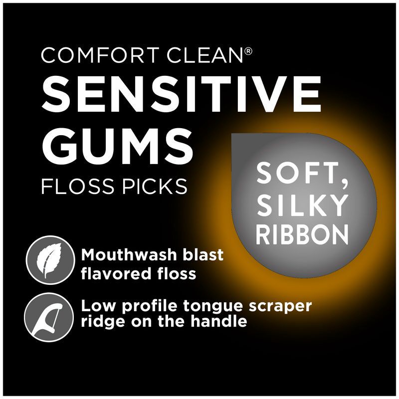slide 3 of 8, DenTek Comfort Clean Floss Picks For Sensitive Gums - 150ct, 150 ct