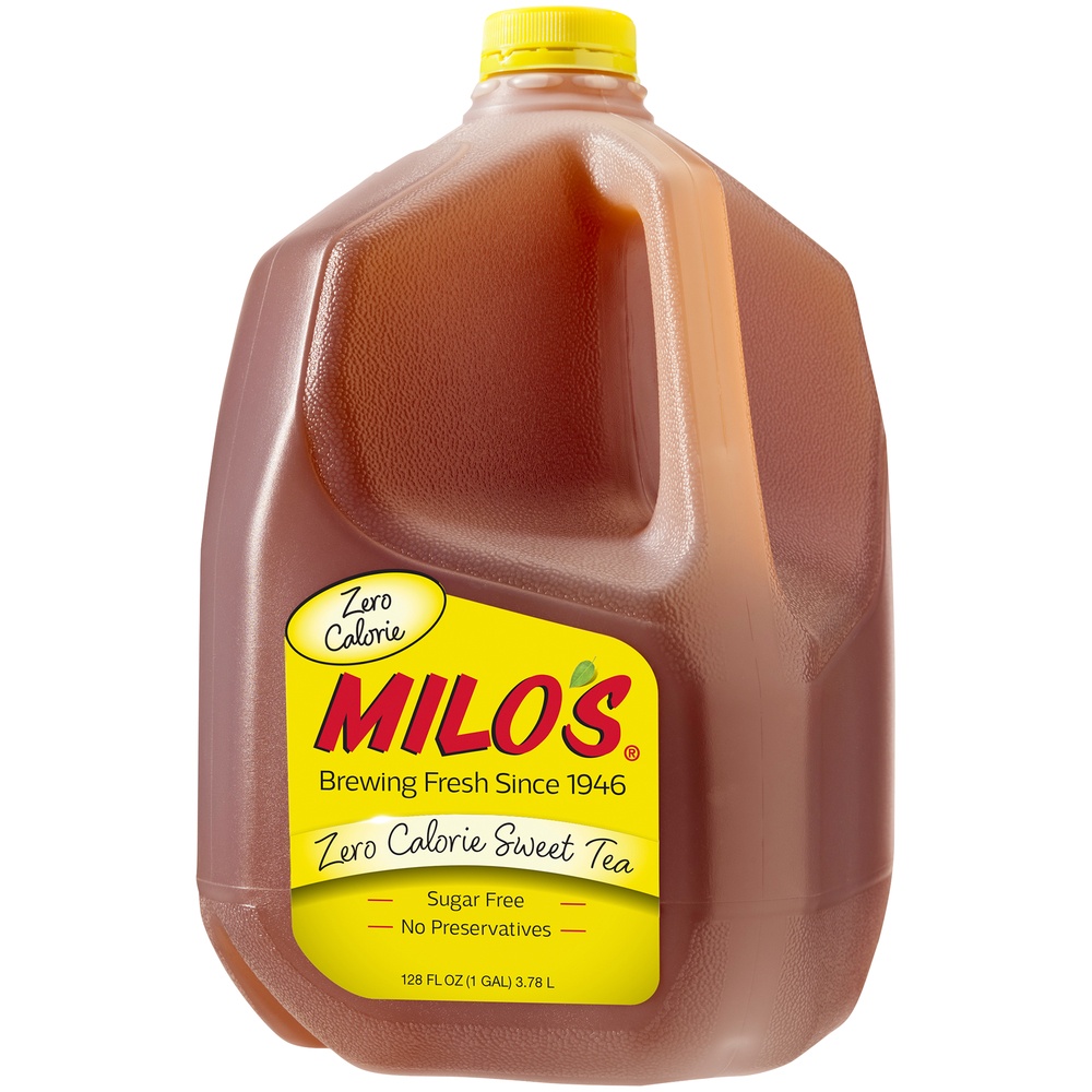 slide 4 of 8, Milo's Zero Sugar Sweet Tea, 128 fl oz