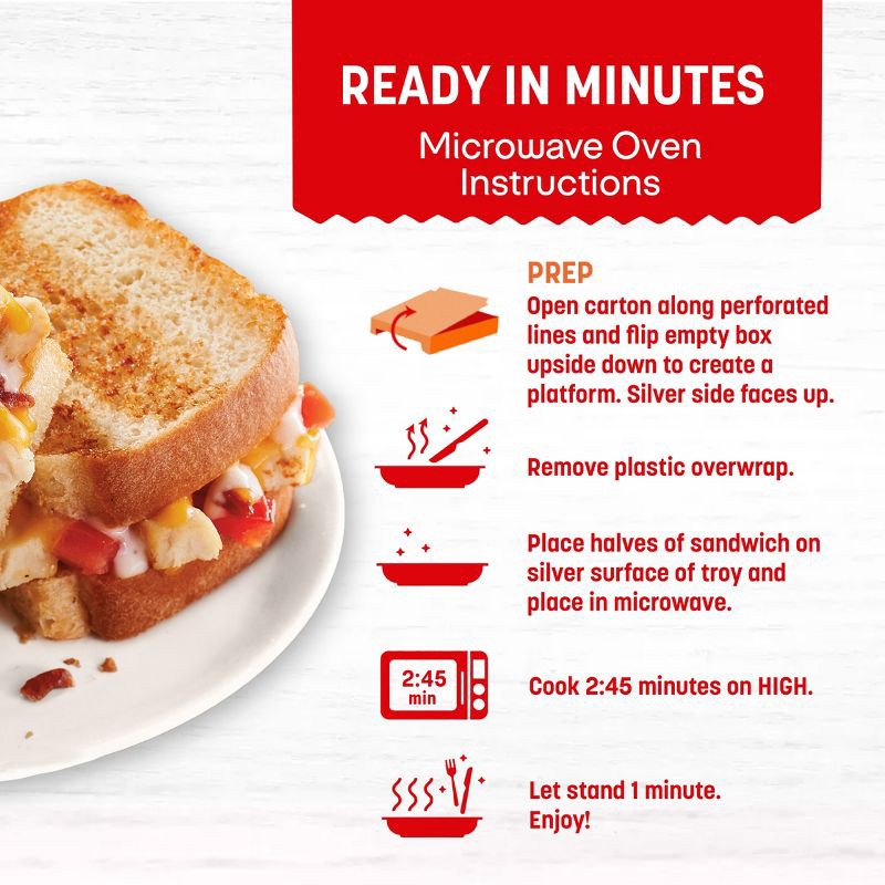 slide 3 of 10, Lean Cuisine Casual Cuisine Frozen Chicken Panini Sandwich - 6oz, 6 oz