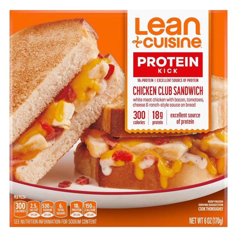 slide 1 of 10, Lean Cuisine Casual Cuisine Frozen Chicken Panini Sandwich - 6oz, 6 oz