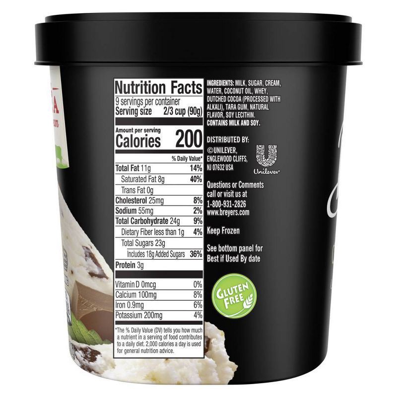 slide 2 of 7, Breyers Ice Cream Mint Chocolate Chip Ice Cream - 48oz - Breyers, 48 oz