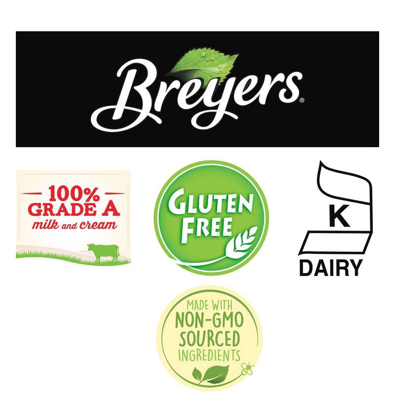 slide 3 of 8, Breyers Ice Cream Mint Chocolate Chip Ice Cream - 48oz - Breyers, 48 oz