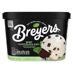 Breyers Ice Cream Mint Chocolate Chip Ice Cream - 48oz - Breyers