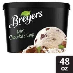Breyers Ice Cream Mint Chocolate Chip Ice Cream - 48oz - Breyers