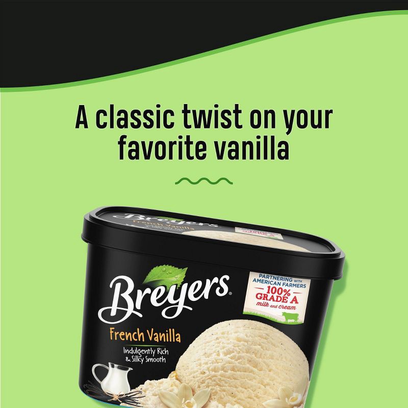 slide 4 of 9, Breyers Ice Cream Breyers Original French Vanilla Ice Cream - 48oz, 48 oz