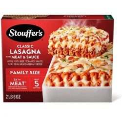 Stouffer's Family Size Dinner Lasagna with Meat & Sauce Frozen Meal - 38oz​