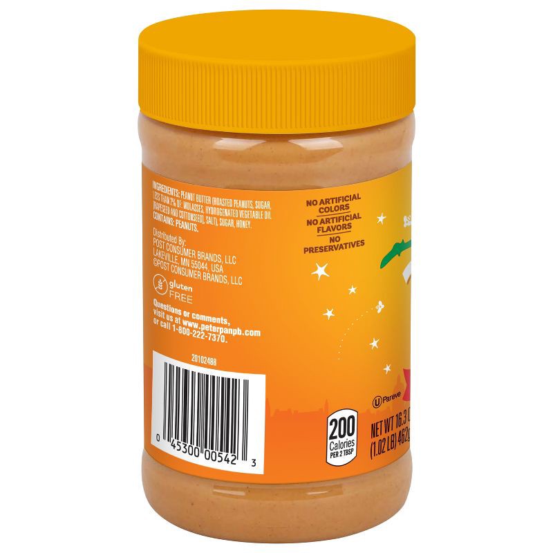 slide 7 of 8, Peter Pan Peanut Butter Peter Pan Honey Roast Creamy Peanut Butter Spread - 16.3oz, 16.3 oz