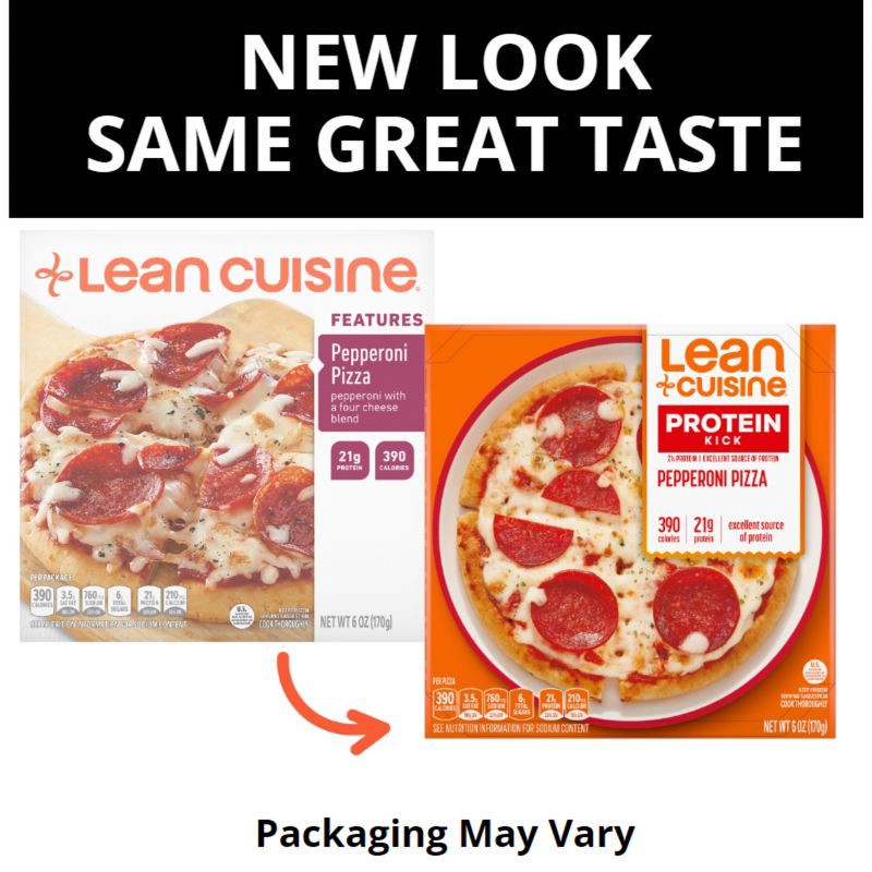 slide 3 of 10, Lean Cuisine Protein Kick Pepperoni Frozen Pizza - 6oz, 6 oz