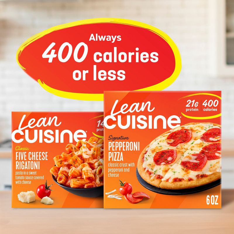 slide 5 of 8, Lean Cuisine Protein Kick Frozen Pepperoni Pizza - 6oz, 6 oz