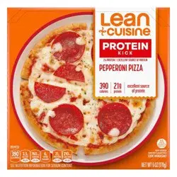 Lean Cuisine Protein Kick Pepperoni Frozen Pizza - 6oz
