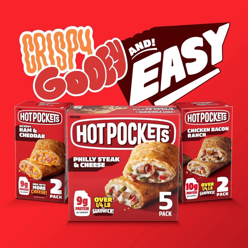 slide 7 of 13, Hot Pockets Pepperoni Pizza Frozen Snacks - 9oz/2ct, 2 ct; 9 oz