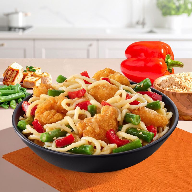 slide 2 of 7, Lean Cuisine Cafe Cuisine Frozen Sesame Chicken Microwave Meal - 9oz, 9 oz