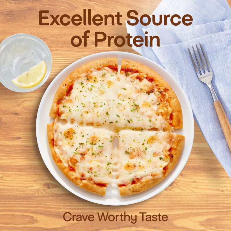 slide 7 of 10, Lean Cuisine Protein Kick Four Cheese Frozen Pizza - 6oz, 6 oz