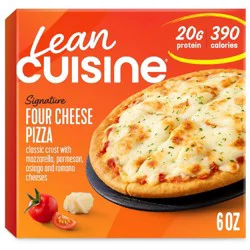 Lean Cuisine Signature Four Cheese High Protein Personal Frozen Pizza - 6oz: 20g Protein, No Artificial Flavors