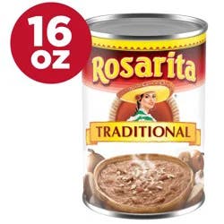 Rosarita Traditional Refried Beans - 16oz