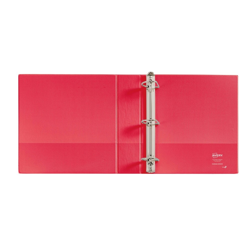 slide 4 of 5, Avery 2" Slant Rings Capacity Durable View Binder - Pink, 1 ct