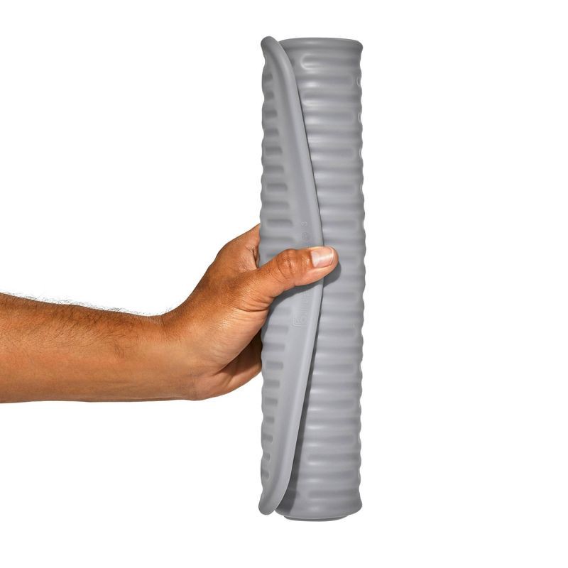 slide 7 of 8, OXO Silicone Dish Drying Mat - Gray (Large): Dishwasher-Safe Drying Rack for Dishes, 16.9" x 12.5" Silicone Mat, 1 ct