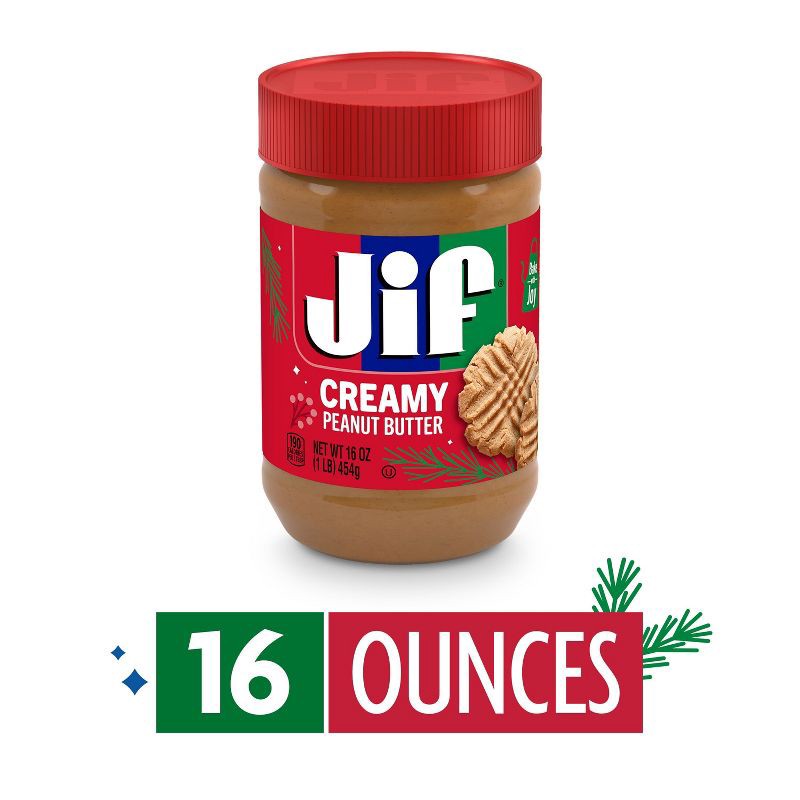 slide 3 of 7, Jif Creamy Peanut Butter - 16oz, 16 oz