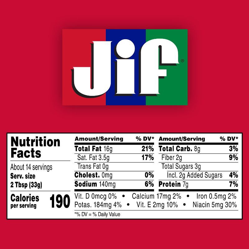 slide 5 of 6, Jif Creamy Peanut Butter - 16oz, 16 oz