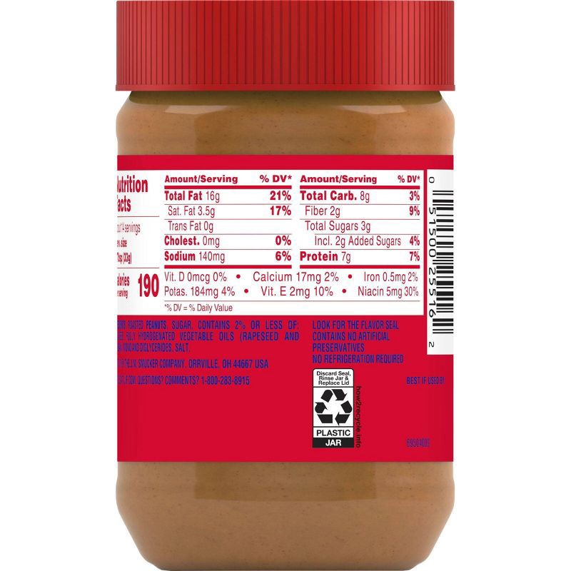 slide 3 of 6, Jif Creamy Peanut Butter - 16oz, 16 oz