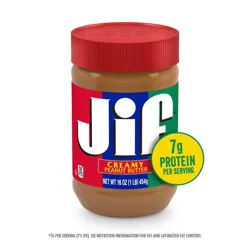 Jif Creamy Peanut Butter - 16oz