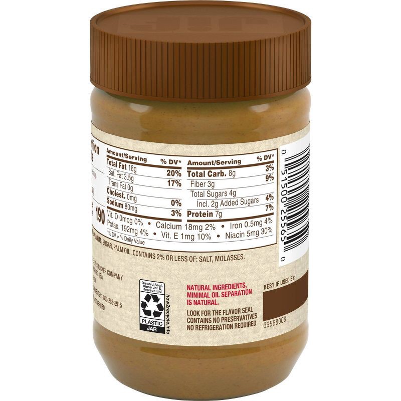 slide 2 of 5, Jif Natural Creamy Peanut Butter Spread - 16oz, 16 oz