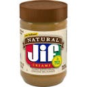 Jif Natural Creamy Peanut Butter Spread - 16oz