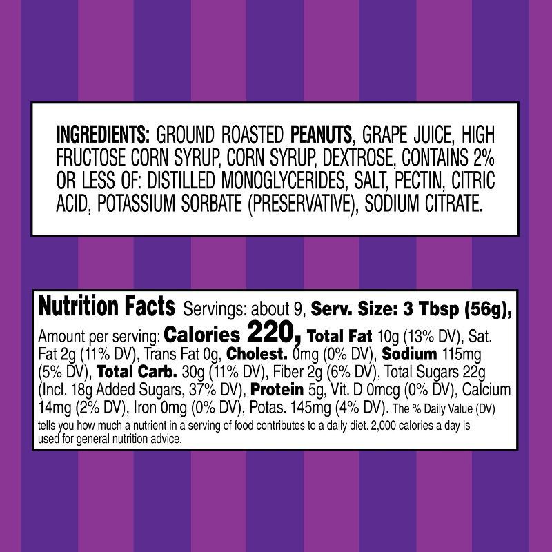 slide 4 of 4, Smucker's Goober Peanut Butter and Grape Jelly Stripes - 18oz, 18 oz