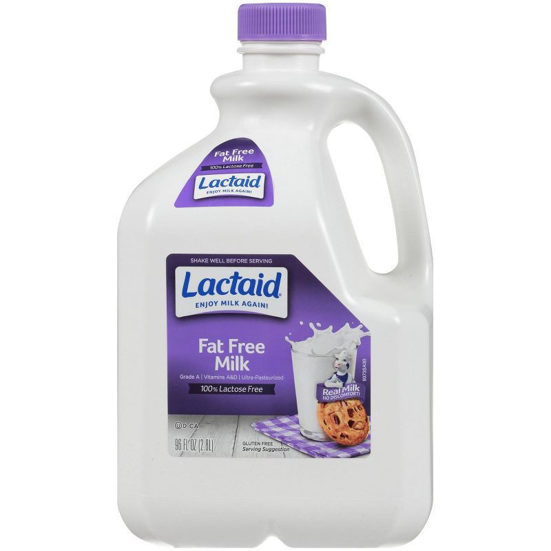 slide 1 of 7, Lactaid Lactose-Free Skim Milk - 96 fl oz, 96 fl oz