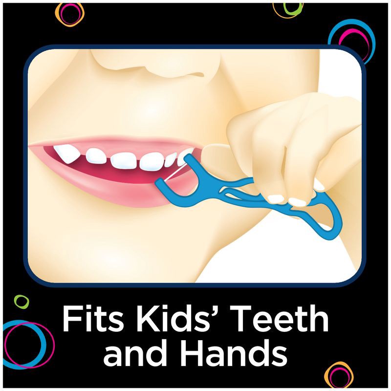 slide 5 of 10, DenTek Kids Fun Flossers Floss Picks for Kids - 90ct, 90 ct